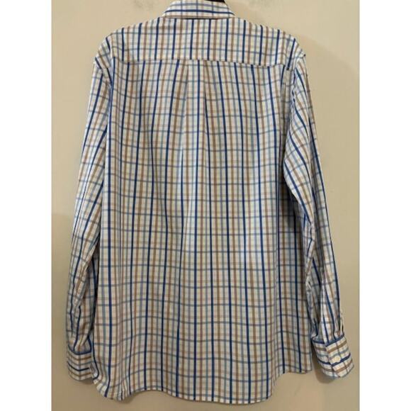 Johnnie O Prep Performance Button Down Shirt Mens Large Plaid Long Sleeve - Picture 2 of 7